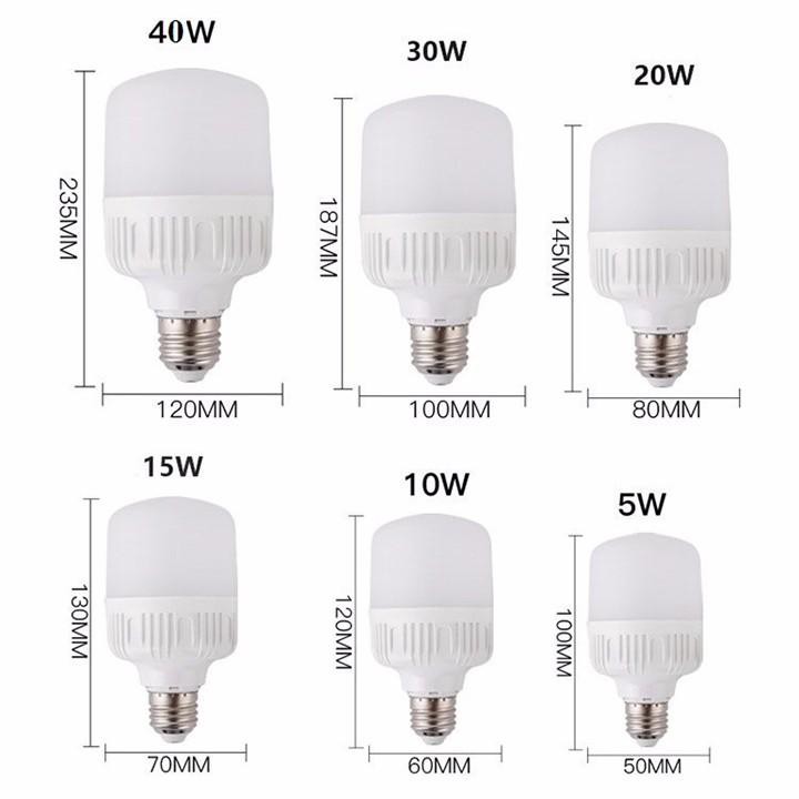 Bóng Đèn Led 50w 30w Bulb Siêu Sáng- Siêu Tiếu Kiệm Điện- Đui Xoáy E27