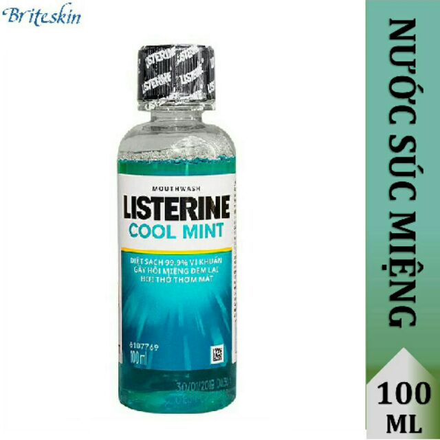 NƯỚC XÚC MIỆNG LISTERINE CHAI 100ML