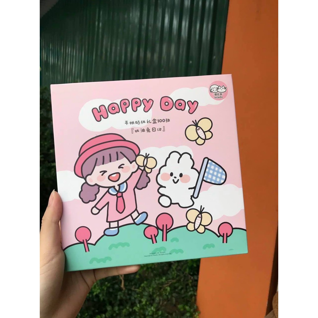 BỘ 1000 STICKER TRANG TRÍ SÁCH VỞ, SỔ TAY SIÊU XINH