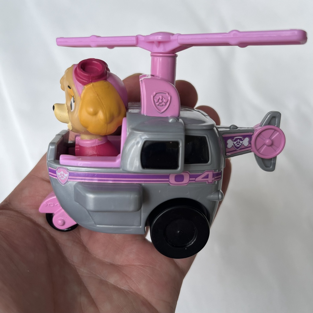 Xe đồ chơi biệt đội chó cứu hộ Paw Patrol, hàng chính hãng an toàn cho bé, nhựa siêu bền, không sử dụng pin