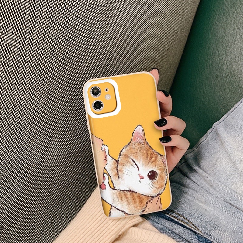 Ốp điện thoại iphone13pro/12pro/11pro/promax mèo con nghịch ngợm ốp iphone x/xr/xs/xsmax/6/7/8/plus/se2020 chống sốc