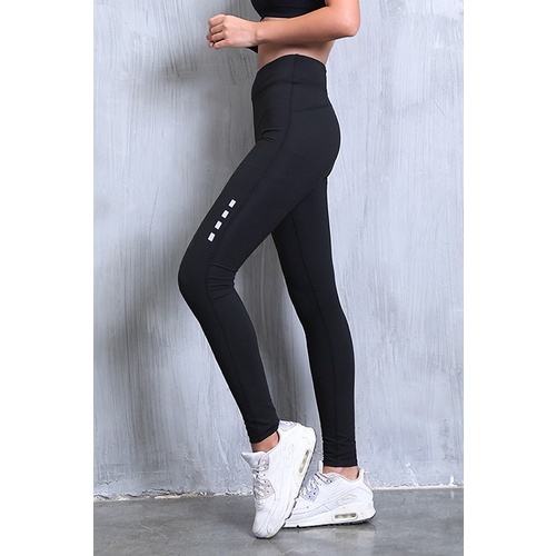 Quần tập yoga Zanzea co giãn tốt in họa tiết phản quang thời trang cho nữ