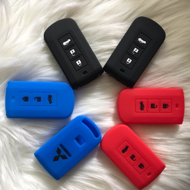 Bao silicon bọc bảo vệ chìa khoá thông minh MITSUBISHI  3 nút