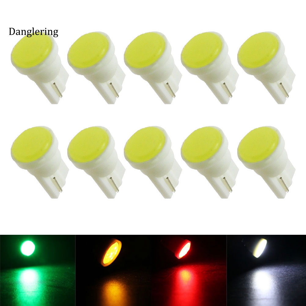 Bộ 10 Đèn Led 12v T10 W5W Gắn Cửa Xe Hơi