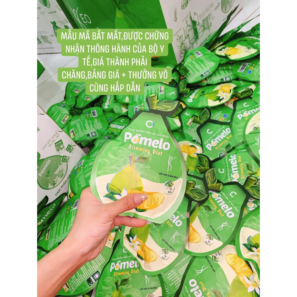 Kẹo Bưởi Giảm Cân 10viên/1túi ✨ Chính Hãng ✨ Kẹo Bưởi Giảm Cân Đẹp Dáng Sáng Da Pomelo - Tặng Kèm detox -