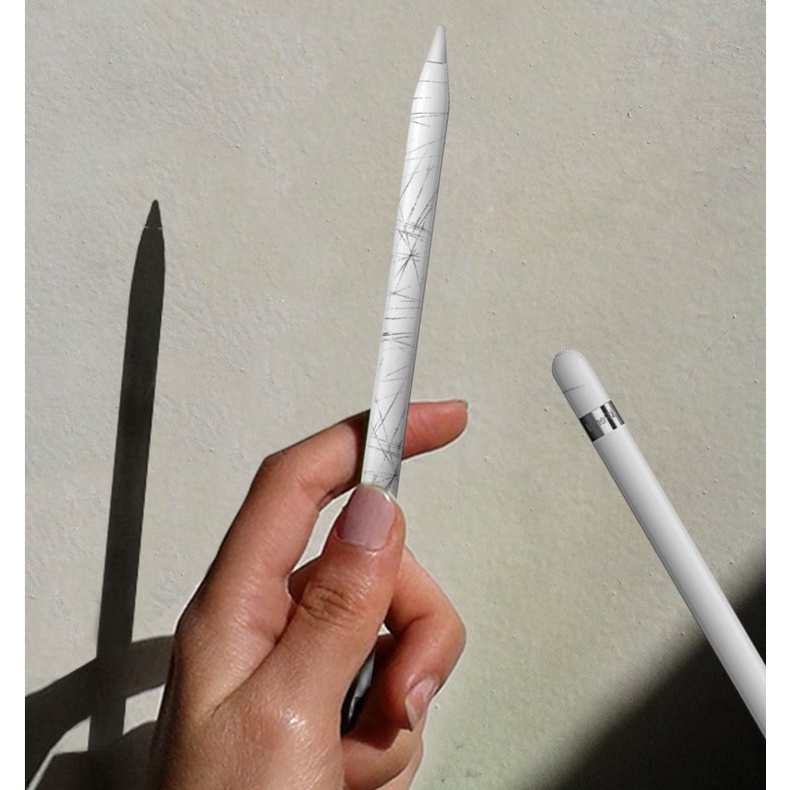 Miếng Dán Bút Skin Pencil 1/2 Bộ 3 Hình Chống Trầy- Hàng chính hãng