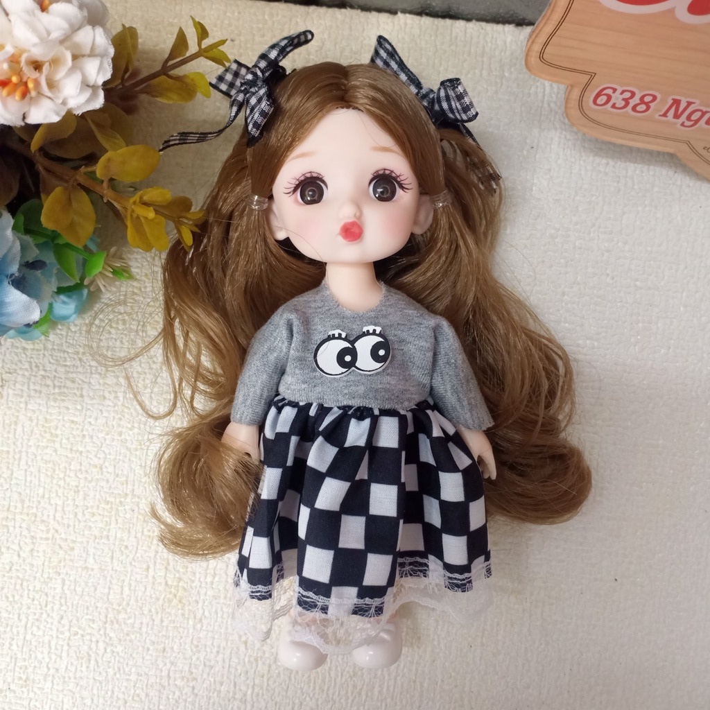 Búp Bê Em Bé Chu Mỏ Cao 16cm Kèm Đồ Mẫu Mới