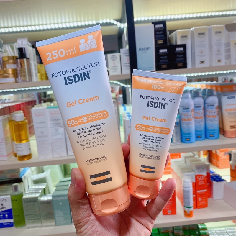 (tách set) Kem chống nắng body Isdin Gel Cream 100ml