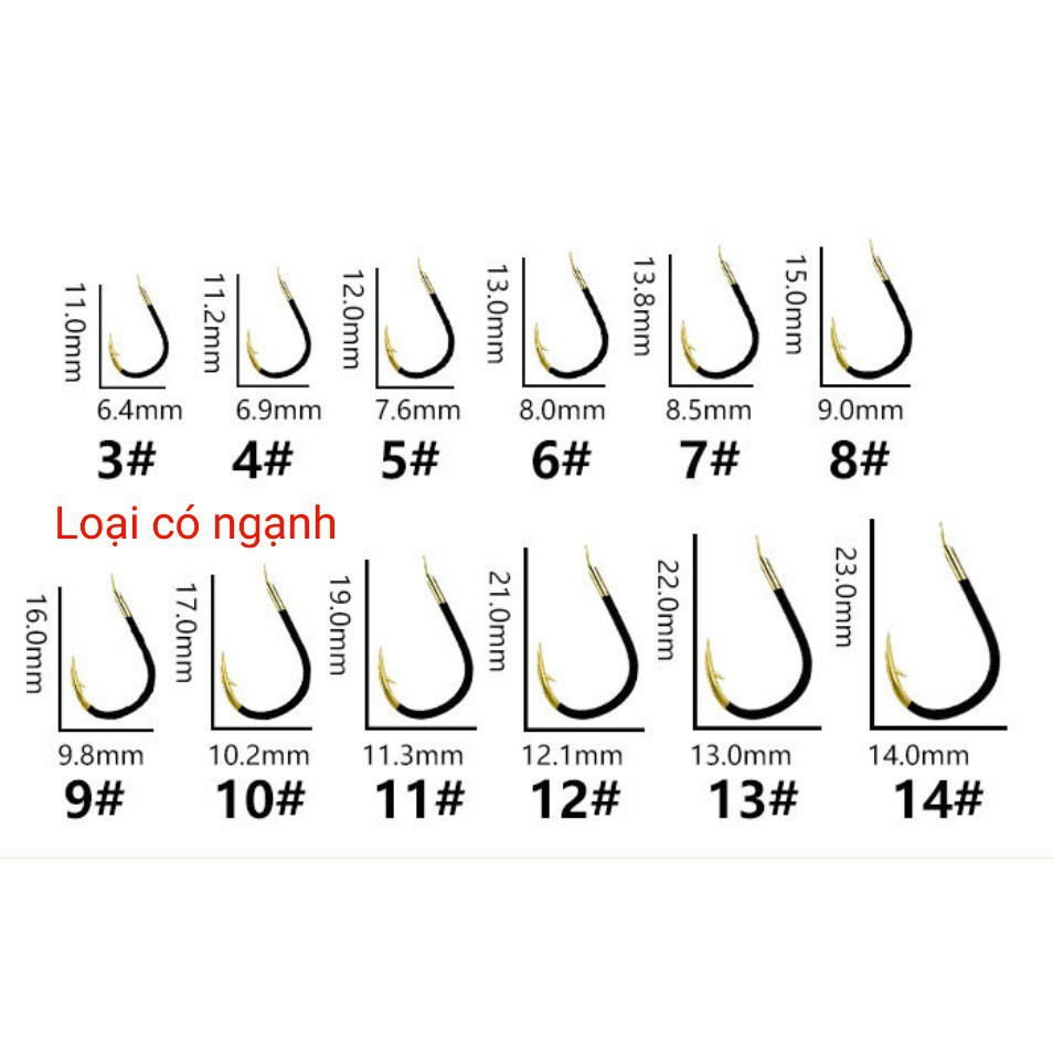 Lưỡi Câu Đài CJ-Seiko - Siêu Cường,Siêu Cứng,Chuyên Săn Hàng