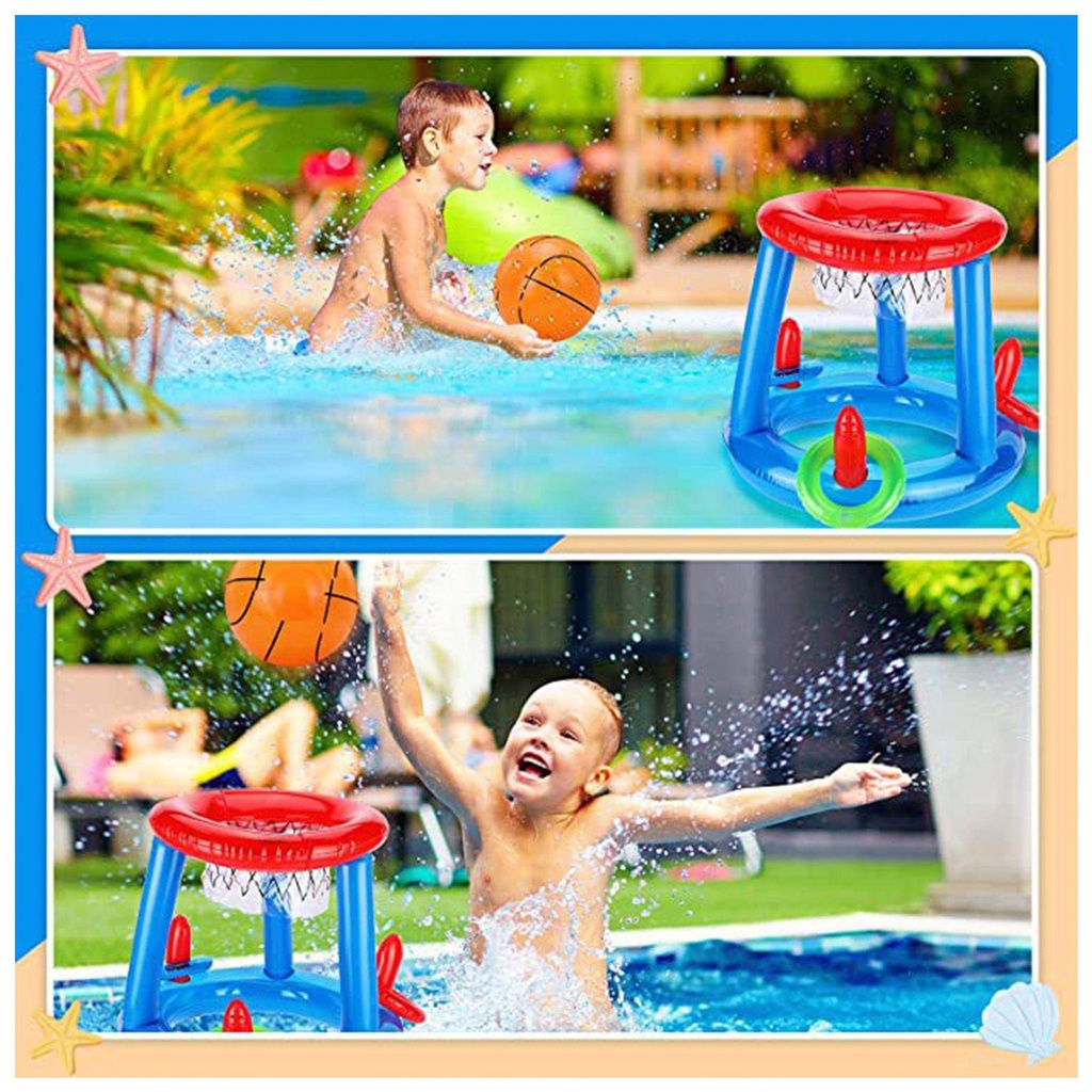BEBETTERM Bộ Vòng Chơi Bóng Rổ Vui Nhộn Dành Cho Các Bữa Tiệc Ngoài Trời