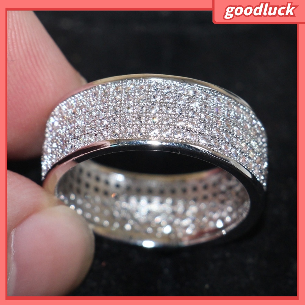 Nhẫn đính đá kiểu dáng sang trọng thanh lịch dành cho nữ