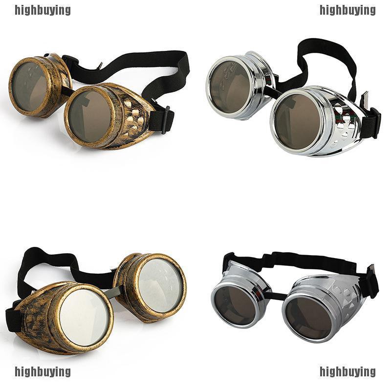 Kính gọng kim loại thời trang vintage phong cách Steampunk balo local brand