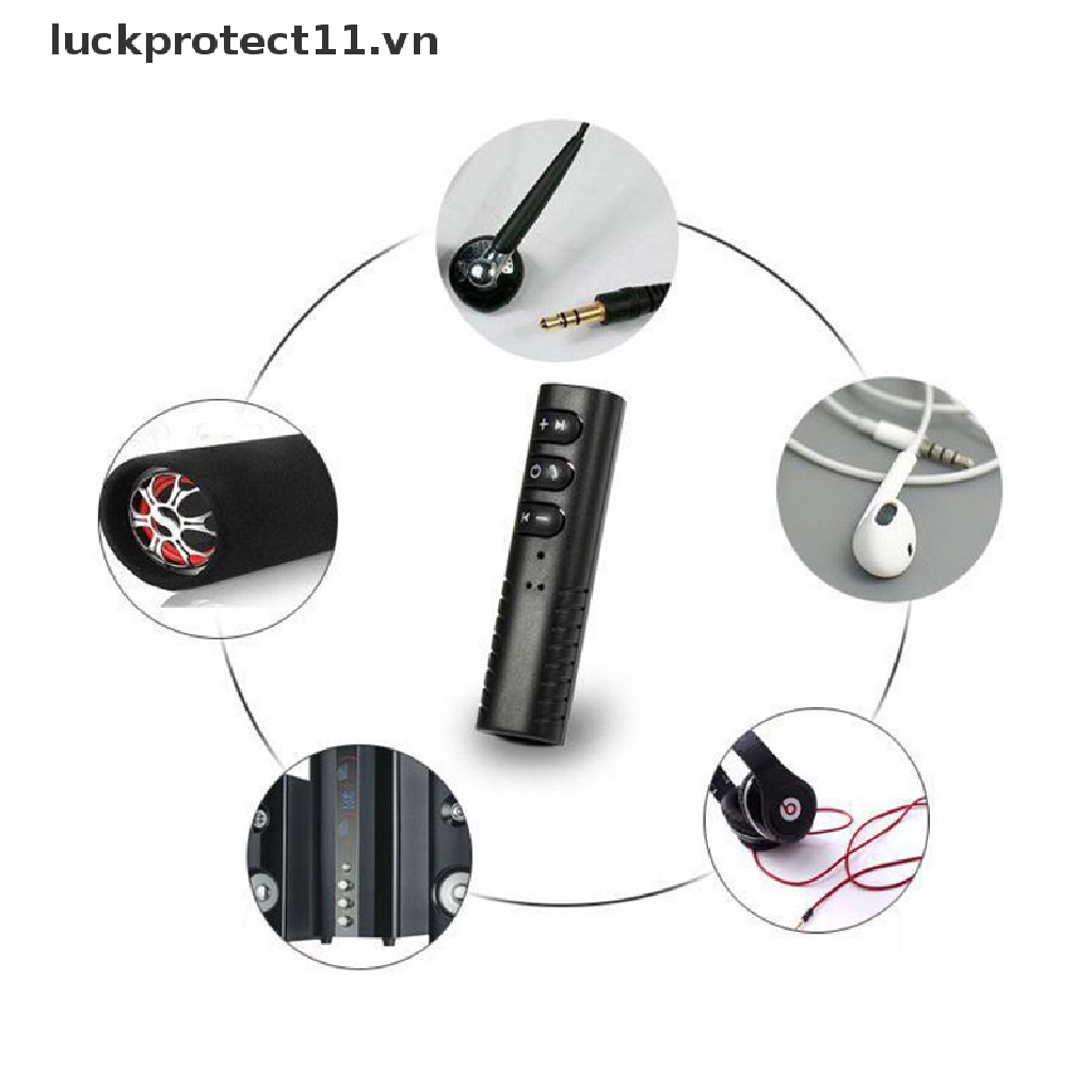 Thiết bị truyền nhận tín hiệu âm thanh Bluetooth 3.5 AUX không dây cho xe hơi cao cấp