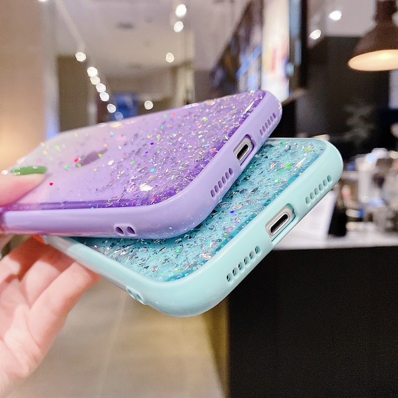 IPhone 12 Pro Max 11 SE 2020 6s 7 8 Plus X XR XS Max Case Shiny Starry sky star Casing Phone Cover Apple