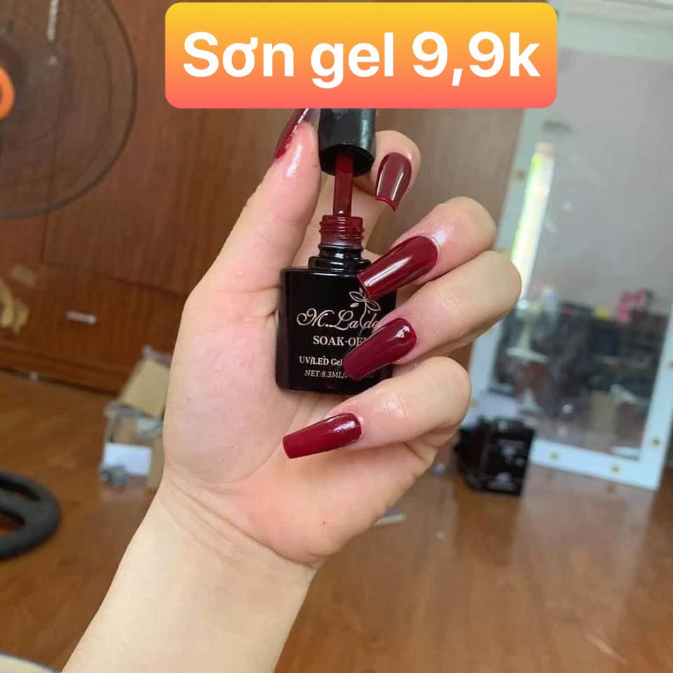 Sơn gel mini mladea 8.3ml 73-90 đen - trắng