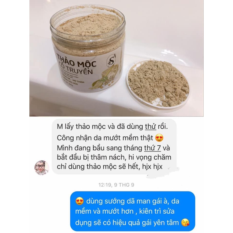 [SAM NATURAL] BỘT THẢO MỘC CỔ TRUYỀN_GIẢM THÂM NÁM, MỜ SẸO, TRẮNG DA