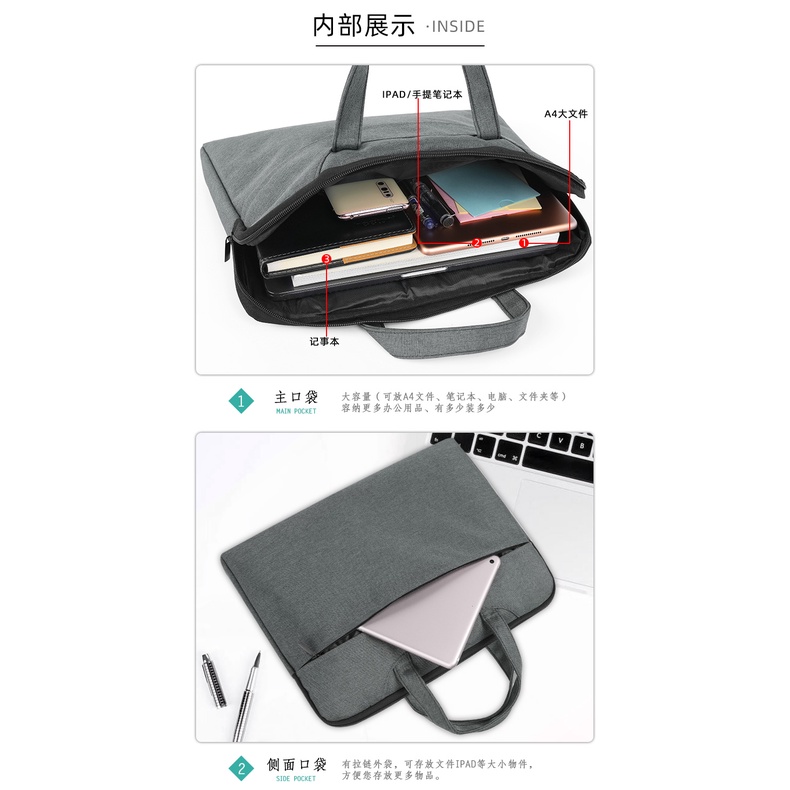 Túi đựng hồ sơ thiết kế nhỏ gọn tiện dụng dành cho nam và nữ | BigBuy360 - bigbuy360.vn