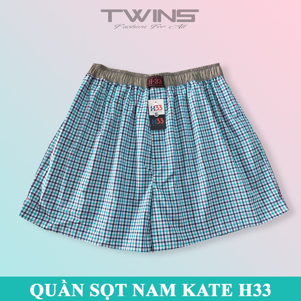 Quần short nam kate H33 mặc nhà ngắn trên đầu gối