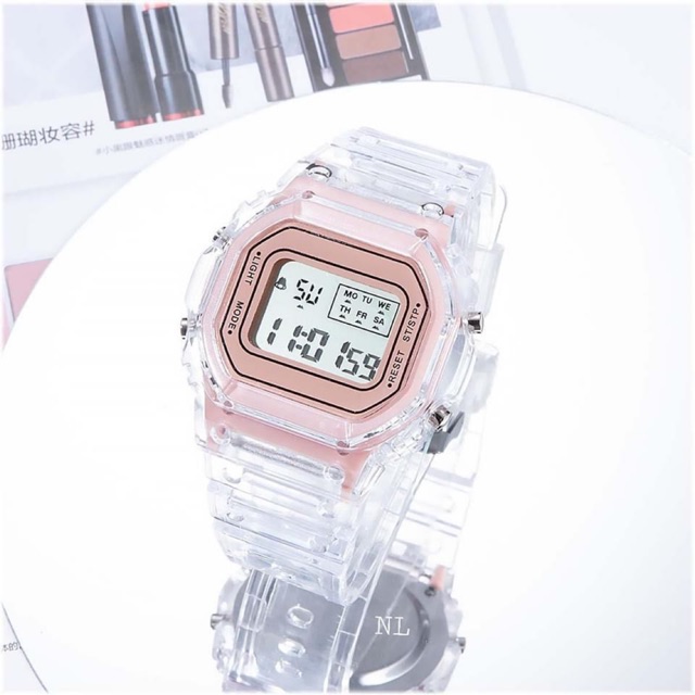 Đồng hồ thể thao dây trong suốt (Hàn Quốc) | BigBuy360 - bigbuy360.vn
