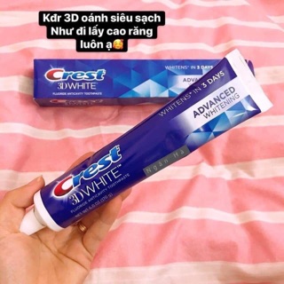 KEM ĐÁNH RĂNG #CREST 3D WHITE ADVANCED WHITENING 170G