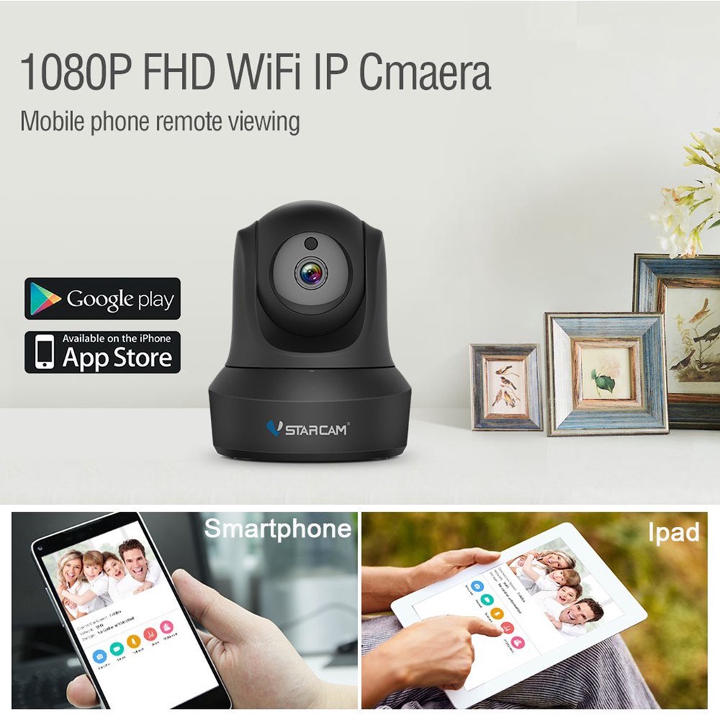 Camera Wifi IP Vstarcam C29s FHD 1080p Đen