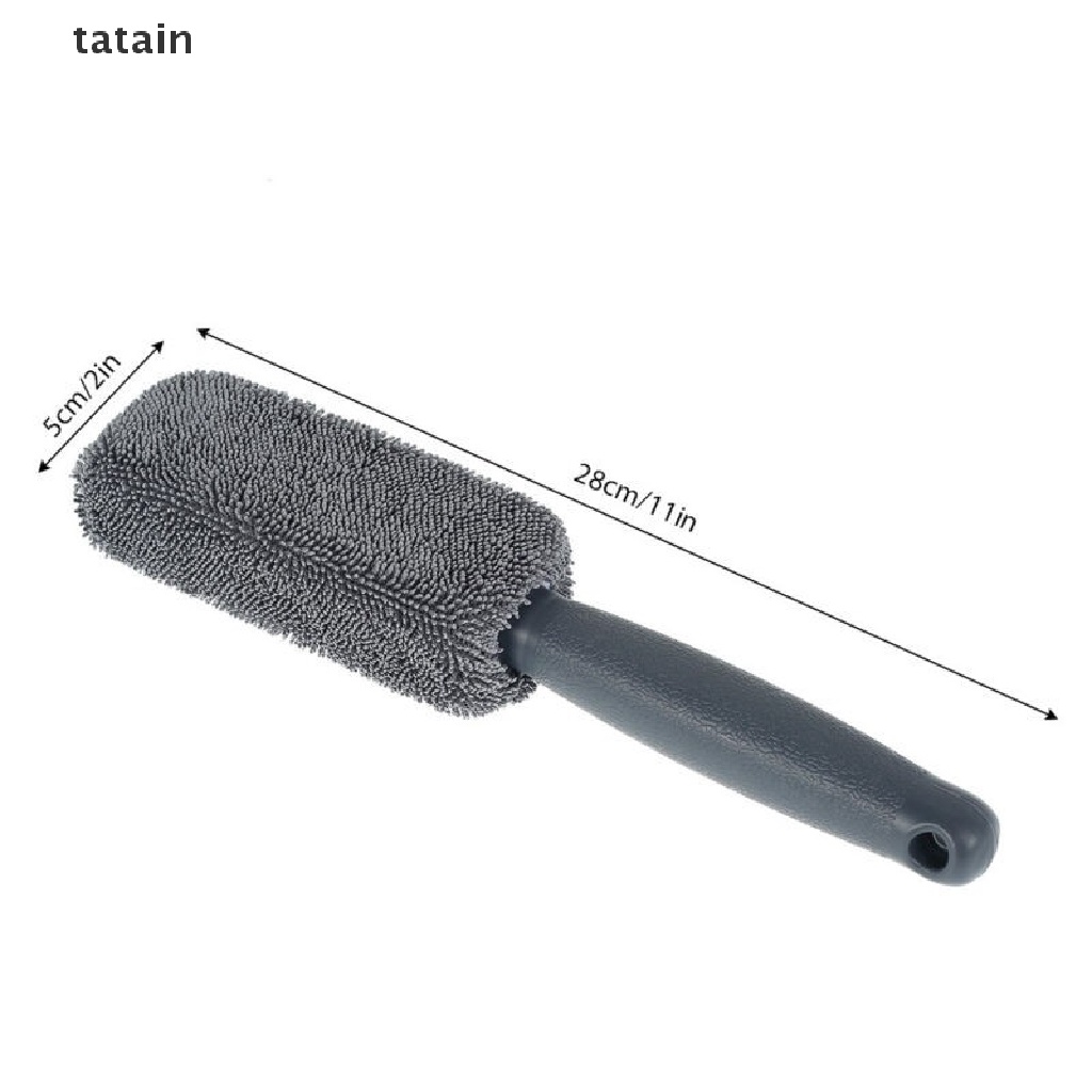 [TAT] Car Wheel Cleaning Brush Tire Washing Clean Cleaning Rims Spokes Wheel Barrel CVX
