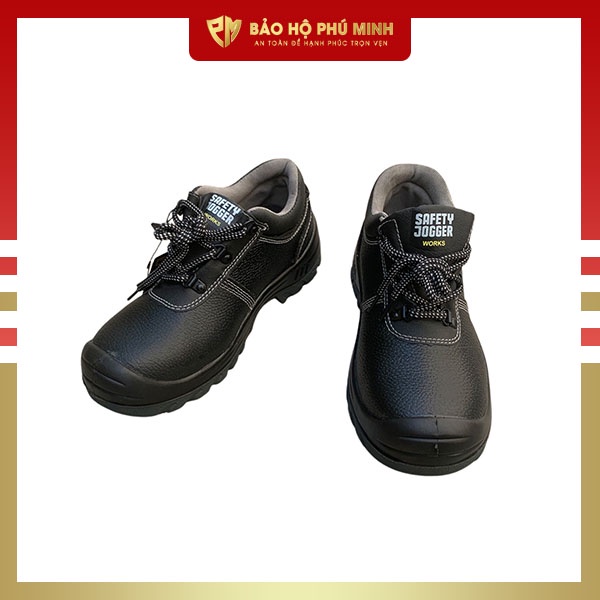 Giày bảo hộ Jogger Bestrun chính hãng siêu bền mũi thép chống đinh đế cao su chống trơn trượt - Giày lao động Phú Minh