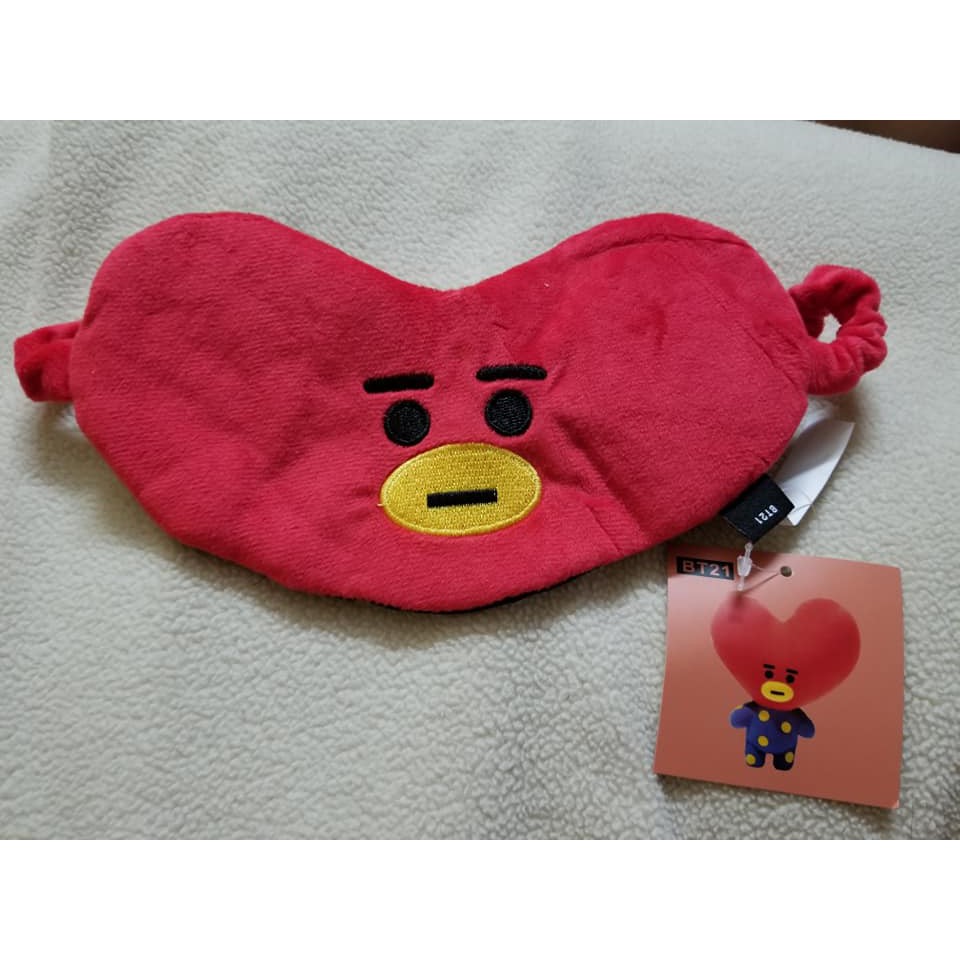 [BTS] Bịt mắt ngủ BT21 siêu xinh xắn, tem mác đầy đủ (Ảnh thật tự chụp)