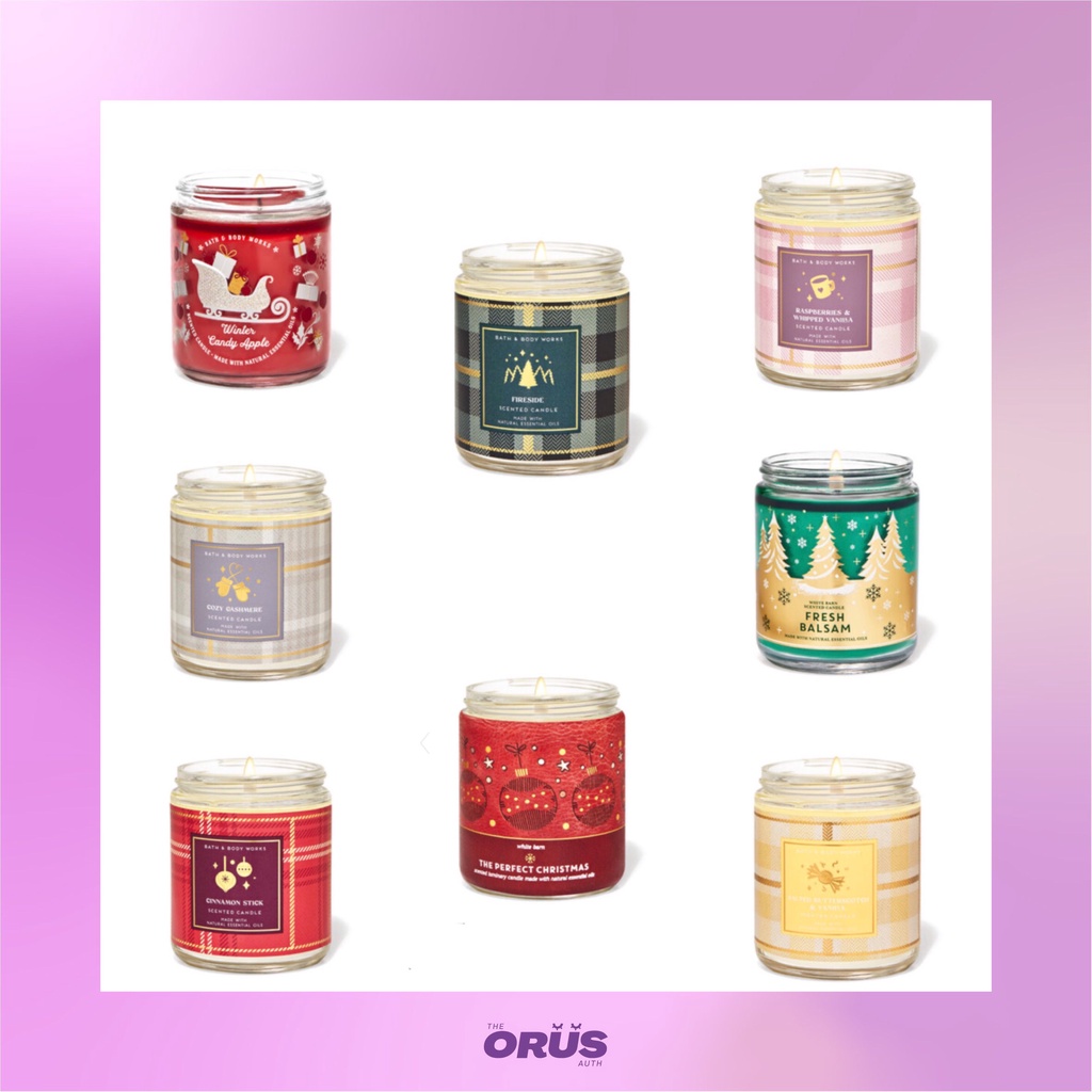 [ORD BILL BBW] Nến thơm BBW single wick