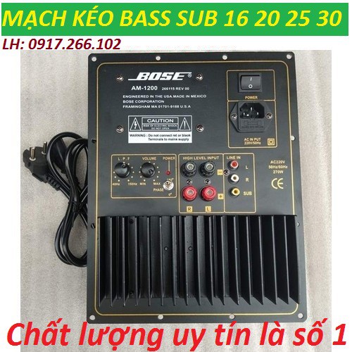 MẠCH CÔNG SUẤT LOA SUB LOA SIÊU TRẦM BOSS - 2 SÒ TO