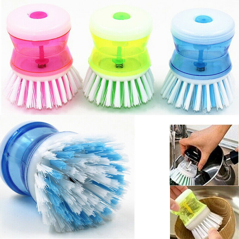 Bàn chải vệ sinh chén dĩa/ xoong nồi/ đồ dùng nhà bếp tự động màu sắc ngẫu nhiên tiện dụng dành cho nhà bếp