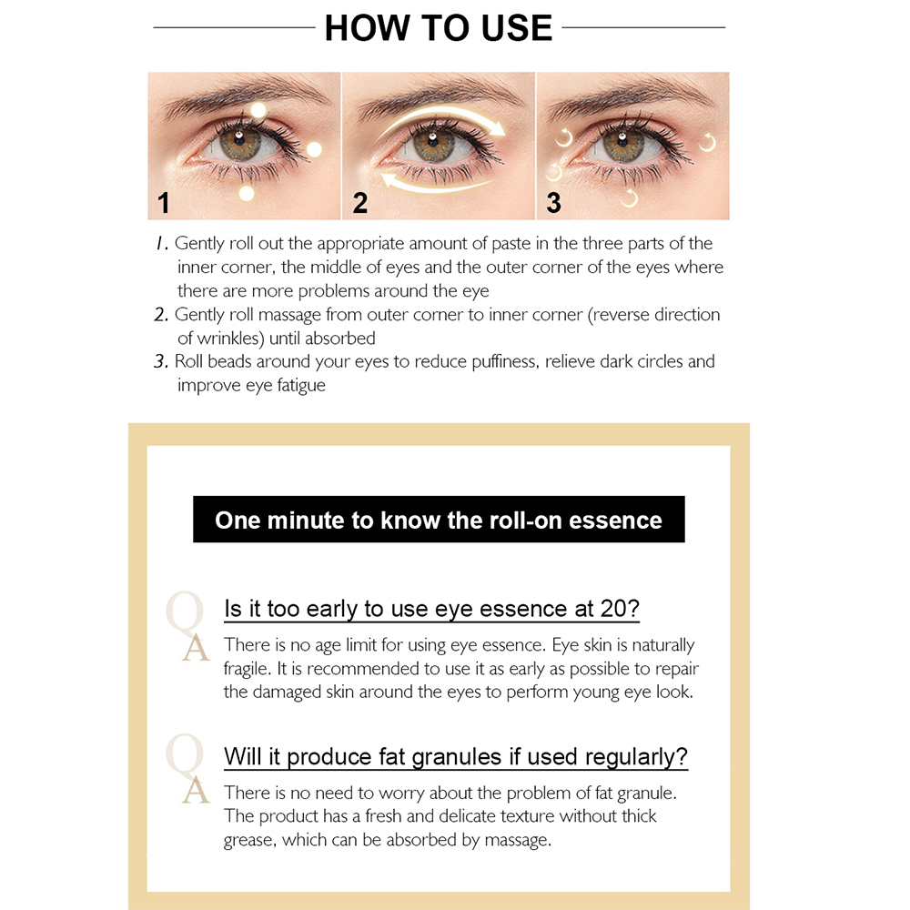 ME Anti-aging Anti Puffiness Remove Dark Circles Anti Wrinkle Eyebags Removal Eye Serum