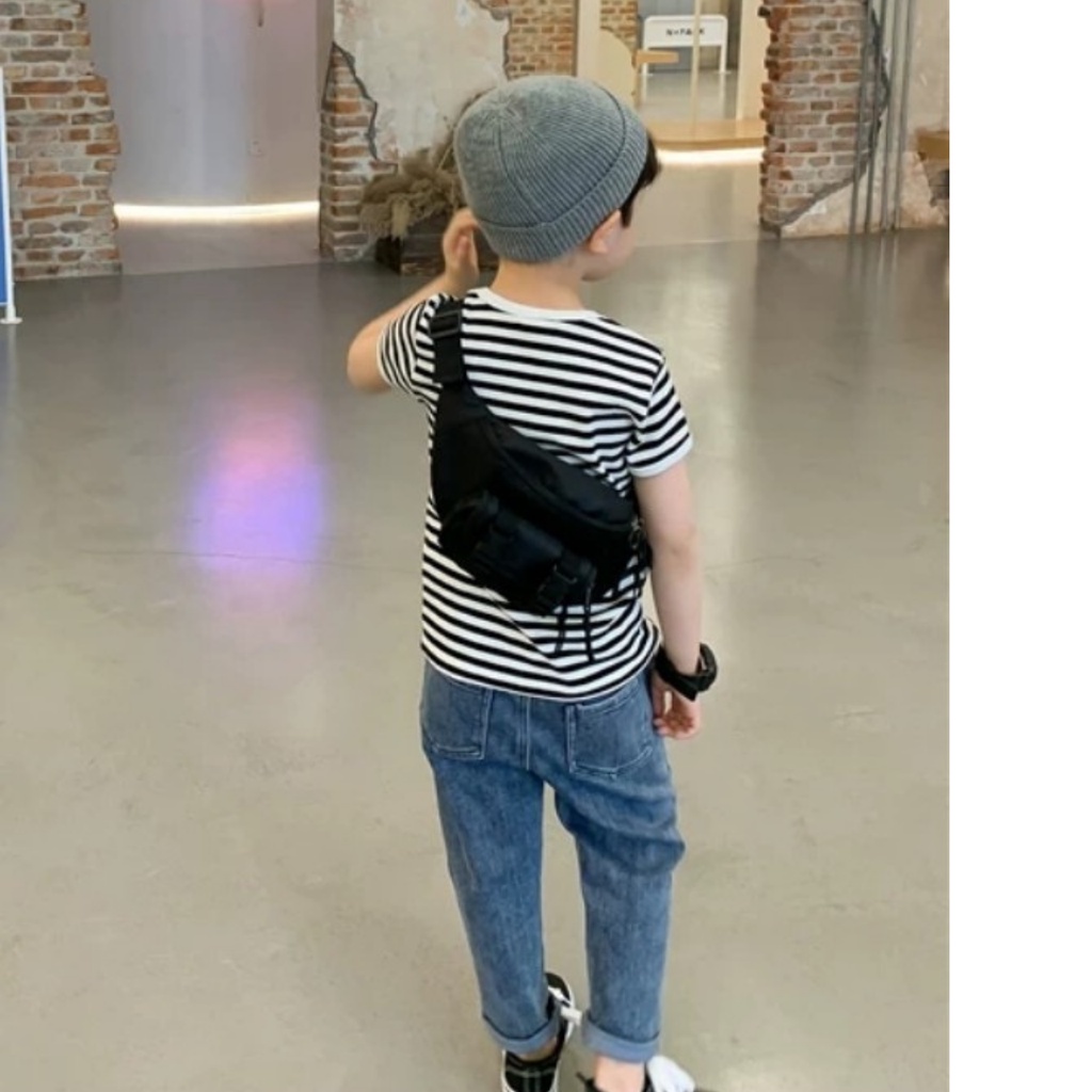 áo phông cho bé trai sọc kẻ sành điệu 12-40kg, mamikid