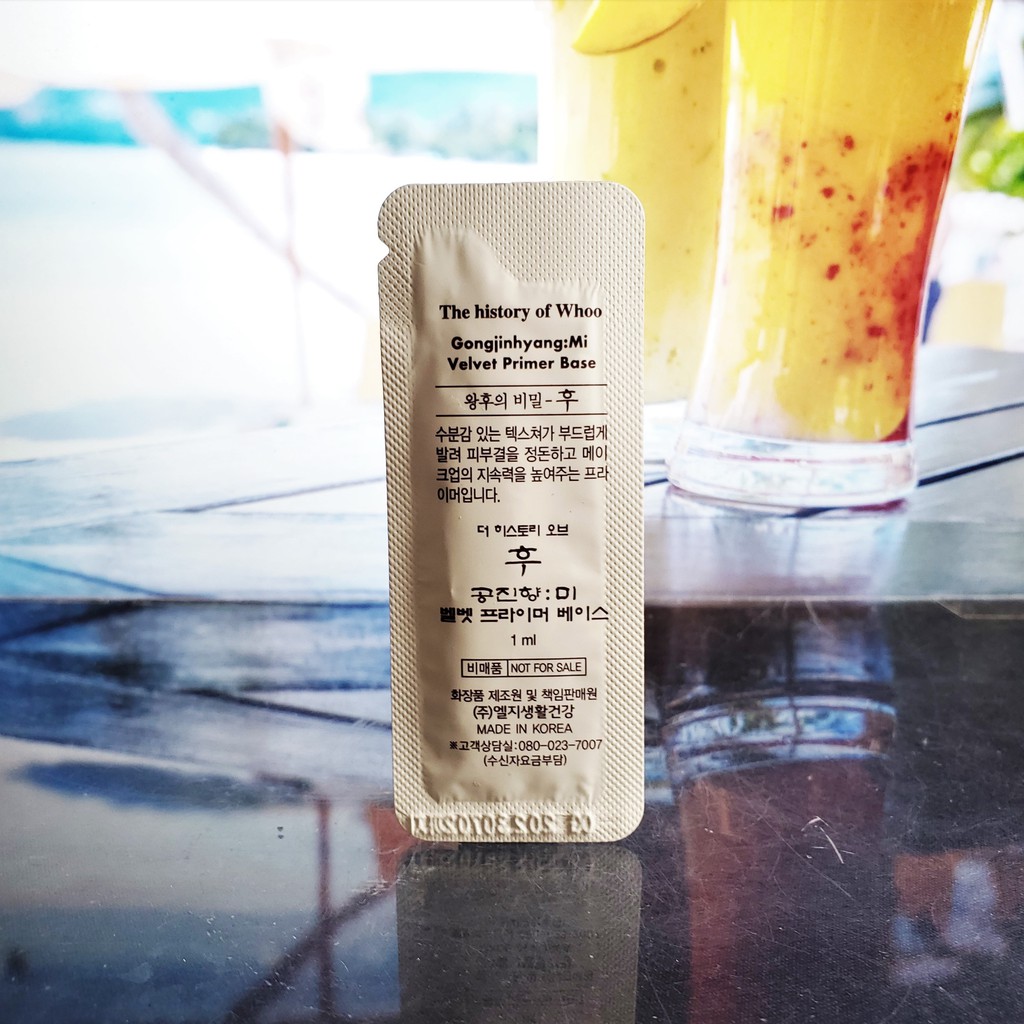 Kem lót trang điểm cao cấp Whoo Velvet Primer Base Gói 1ml | BigBuy360 - bigbuy360.vn