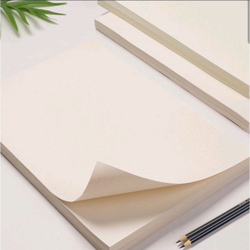 Giấy vẽ ký họa, màu chì, màu sáp combo 20 tờ