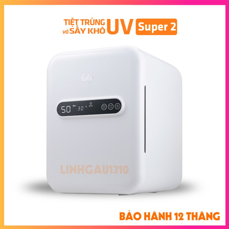 Máy tiệt trùng sấy khô tia UV FATZBABY FB4706SL super 2 dung tích 17L tiệt trùng 12 bình cùng lúc