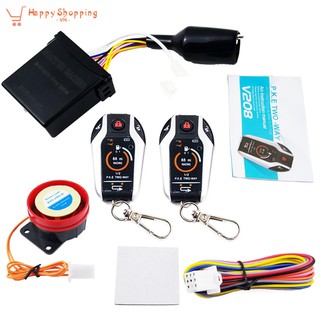 Bộ khóa cảnh báo chống trộm cho xe máy thiết kế 2 chiều 12V