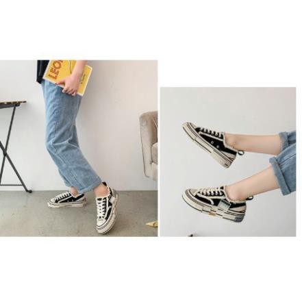 Giày 𝐗𝐯𝐞𝐬𝐬𝐞𝐥 ⚡️𝐅𝐑𝐄𝐄 𝐒𝐇𝐈𝐏⚡️ Giày 𝐗𝐯𝐞𝐬𝐬𝐞𝐥 đế gỗ style rách nam nữ hot trend hàng cao cấp full hộp bill