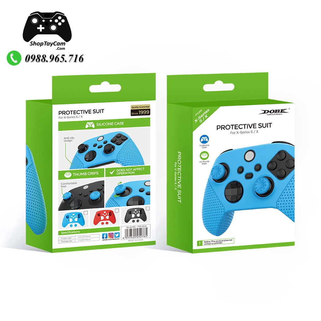Bao Silicon Tay cầm Chơi Game Xbox One X / Xbox Seri X Chính Hãng DOBE Hàng Cao Cấp Cực Đẹp | TOP BÁN CHẠY