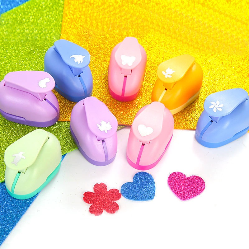 Bấm lỗ giấy trang trí mẫu sinh động cute trang trí sổ, bullet journal, làm DIY