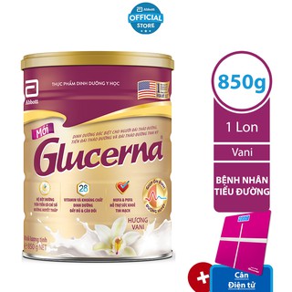 [Tặng Cân điện tử] Sữa bột dành cho người bị tiểu đường Glucerna 850g