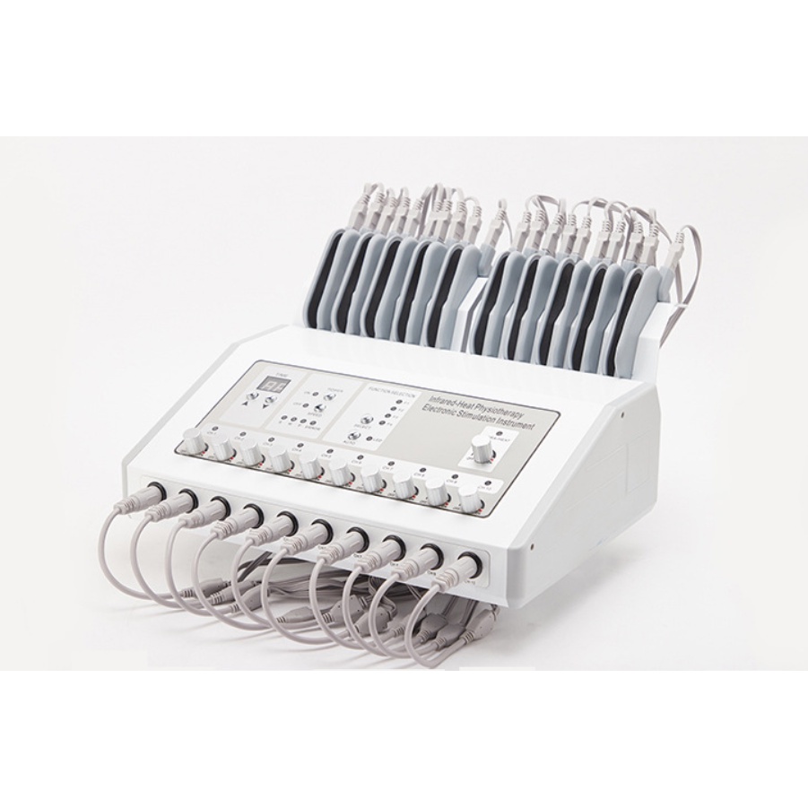 Máy điện xung trung tần 10 cổng kèm nhiệt- Model  zsm-095- Độ bền cao- Xung khỏe -kiểu dáng hiện đại