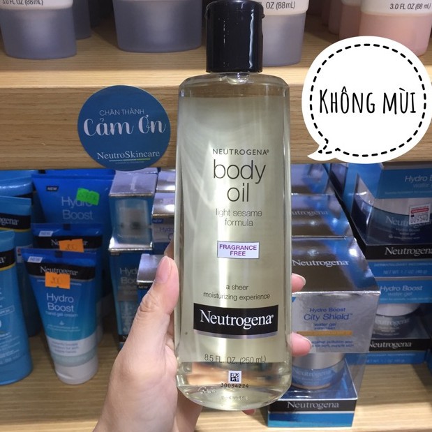 Tinh dầu Neutrogena Body Oil Light Sesame Formula | BigBuy360 - bigbuy360.vn