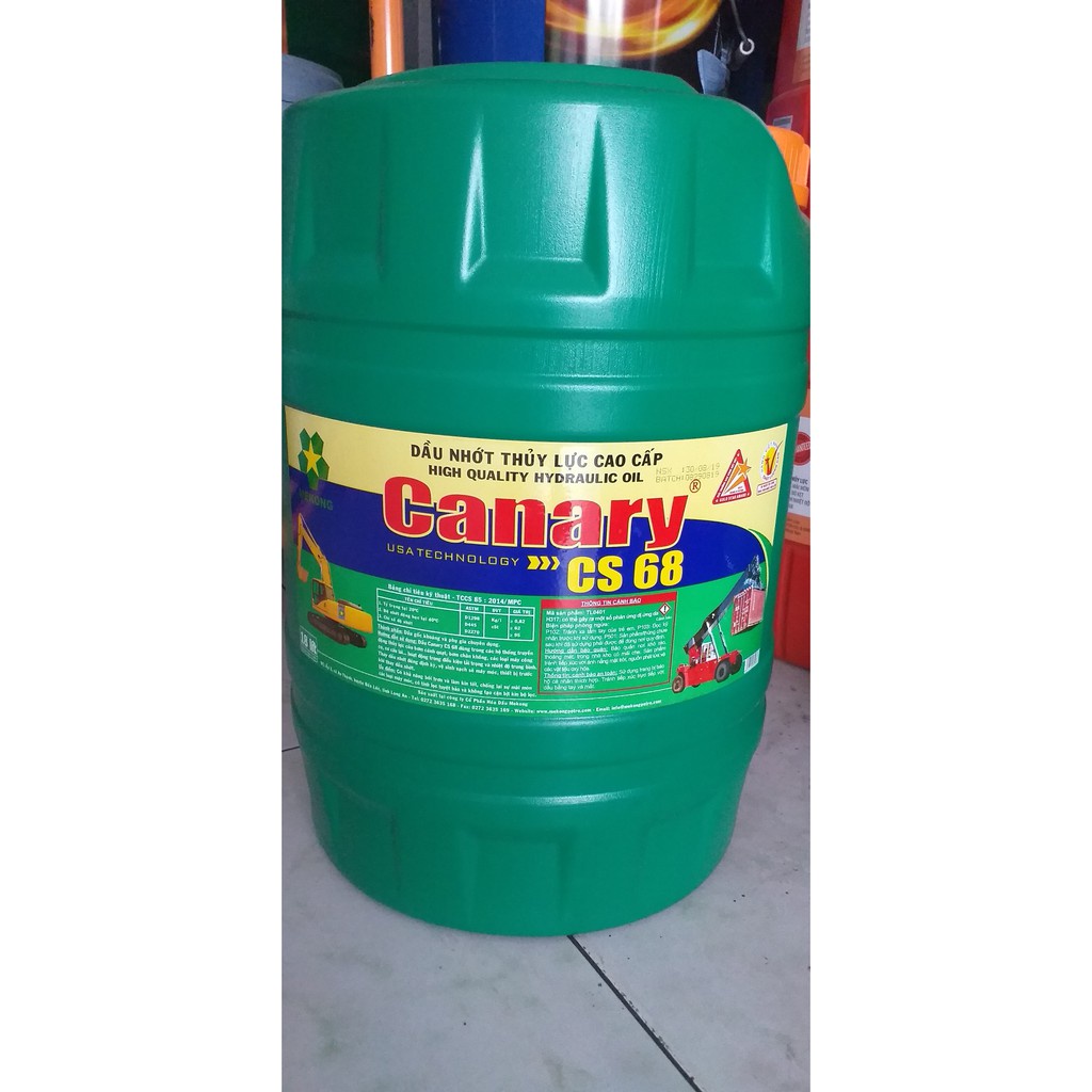 Dầu thủy lực Mekong Canary CS 68 18L