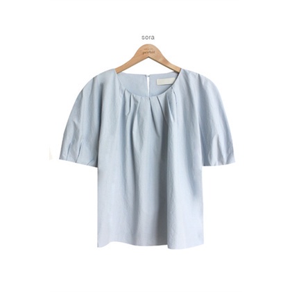 SUXI Áo Thun Tay Ngắn Cổ Tròn Màu Sắc Đơn Giản Phong Cách Hàn Quốc Cho Nữ