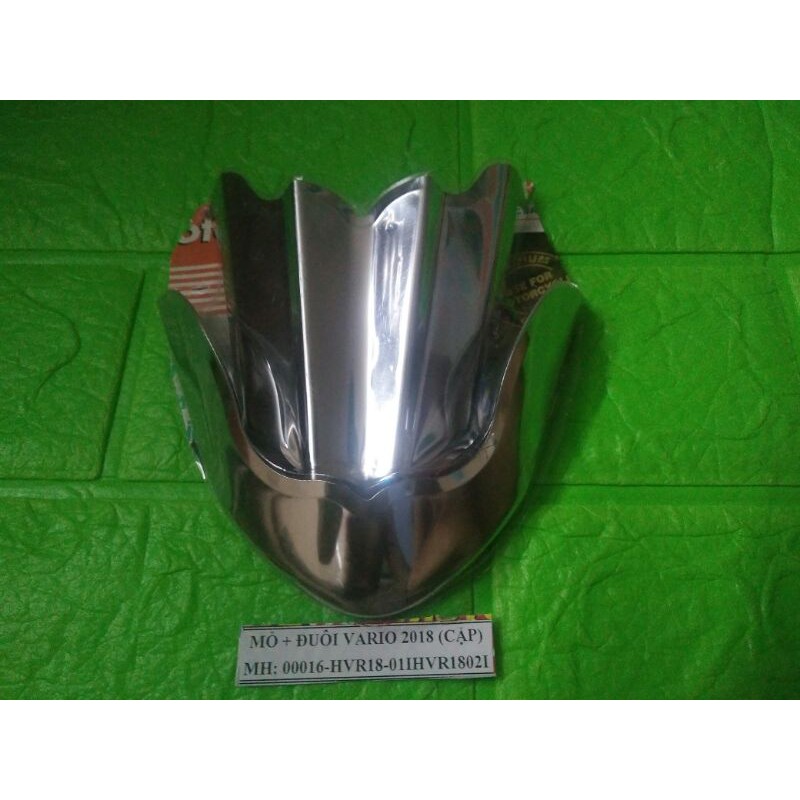 Bộ ốp Mỏ và đuôi Vario 2018 inox Thái