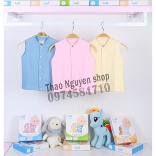 Shop Thảo Nguyên  [] Áo gile cho bé vải sợi tre chần bông cao cấp Haki - Bamboo BB018