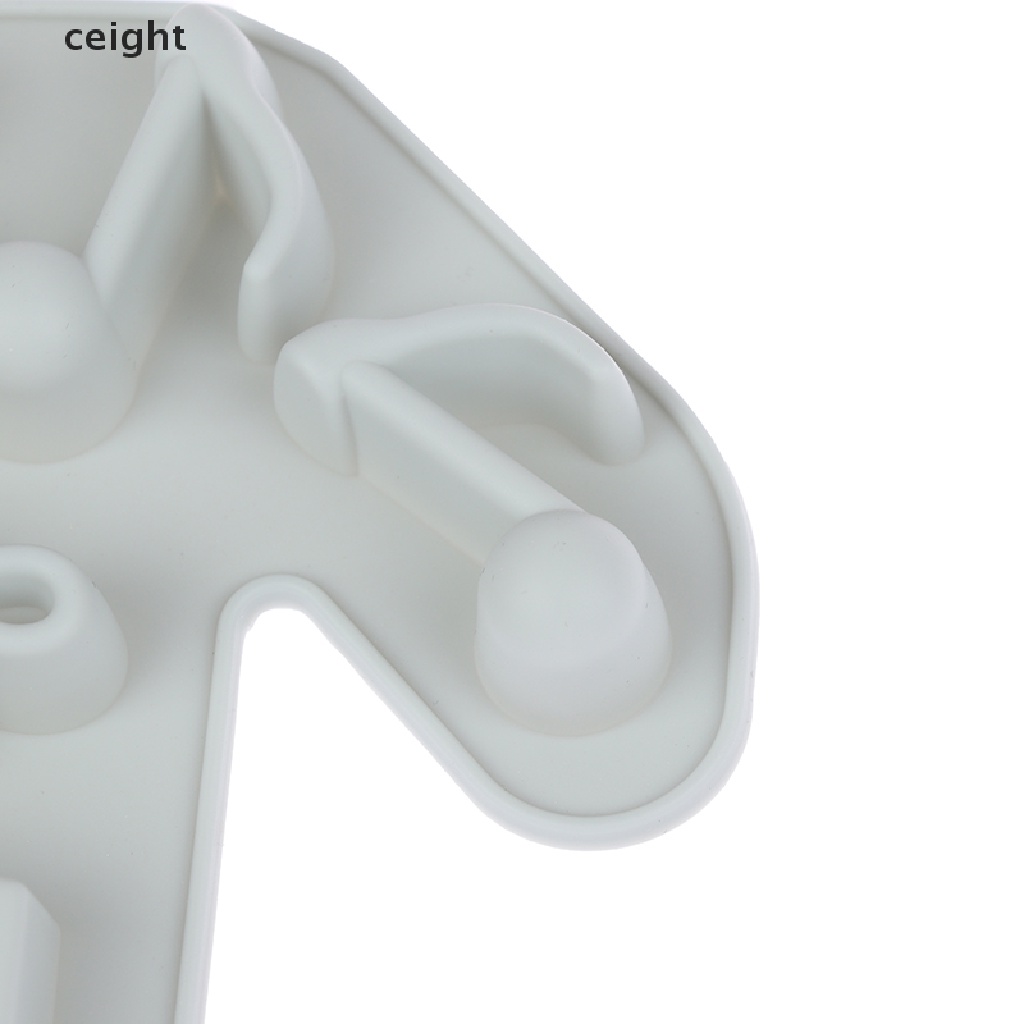 Khuôn Silicone Làm Bánh Hình Nốt Nhạc DIY