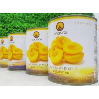 Đào Ngâm/ Đào Hộp Thái Lan hộp 820g - ĐÀO CỰC GIÒN, RẺ VÔ ĐỊCH