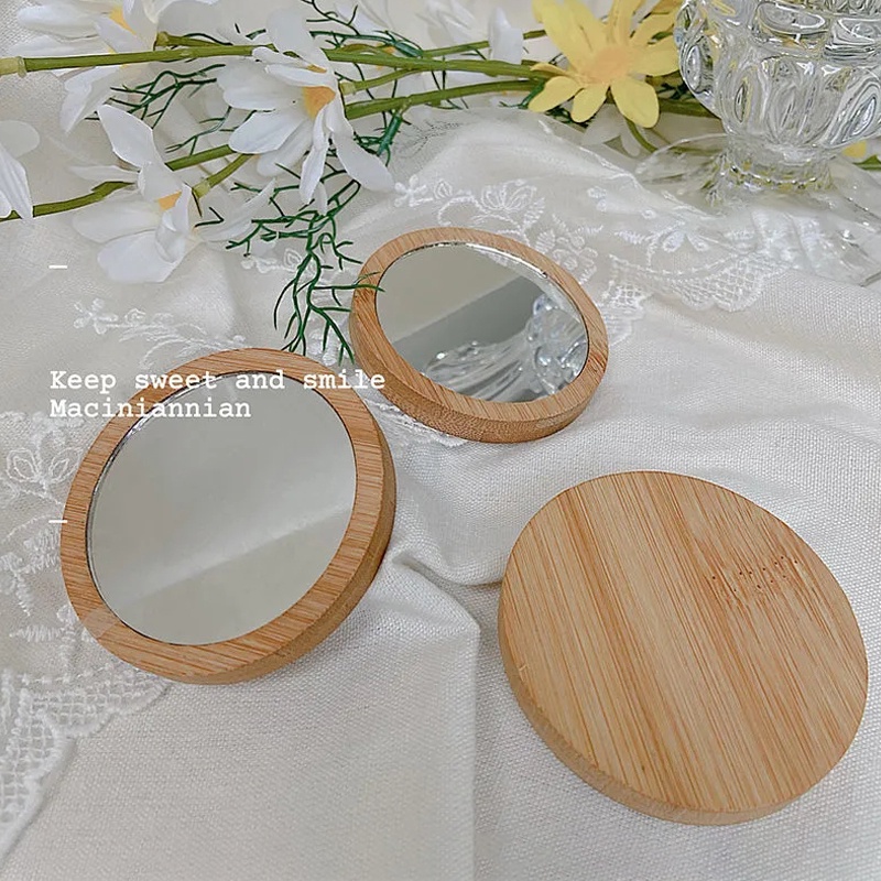Gương Trang Điểm Mini Thiết Kế Đơn Giản Dễ Thương